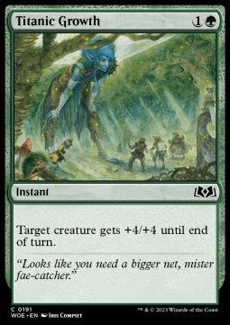 Titanic Growth⁣ - Wilds of Eldraine⁣ (Common)⁣ [191] - El Duelista