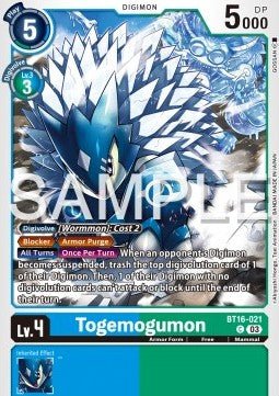 Togemogumon (BT16 - 021)⁣ - Beginning Observer⁣ (Common)⁣ [021] - El Duelista