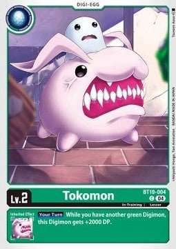 Tokomon (BT19 - 004)⁣ - Special Booster Ver 2.0⁣ (Common)⁣ [BT19 - 004] - El Duelista