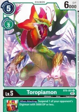 Toropiamon (BT6 - 051)⁣ - Double Diamond⁣ (Uncommon)⁣ [BT6 - 051] - El Duelista