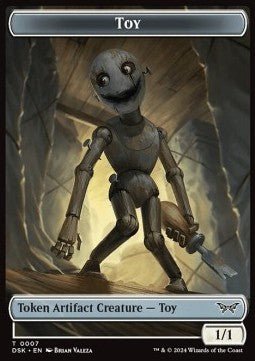 Toy Token (A 1/1) // Treasure Token⁣ - Duskmourn: House of Horror: Tokens⁣ (Token)⁣ [T 7/15] - El Duelista