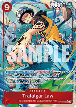 Trafalgar Law (OP14 - 009) (V.2) - The Azure Sea's Seven (Alternate Art) [OP14 - 009] - El Duelista