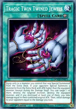 Tragic Twin Twined Jewels - Doom of Dimensions (Common) [DOOD - 071] - El Duelista