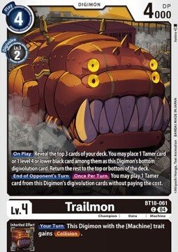 Trailmon (BT18 - 061)⁣ - Special Booster Ver 2.0⁣ (Common)⁣ [061] - El Duelista