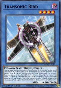 Transonic Bird - Burst of Destiny (Common) [BODE - 037] - El Duelista