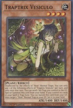 Traptrix Vesiculo⁣ - Structure Deck: Beware of Traptrix⁣ (Common)⁣ [008] - El Duelista