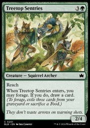 Treetop Sentries⁣ - Bloomburrow⁣ (Common)⁣ [201] - El Duelista