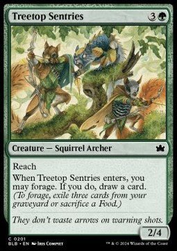 Treetop Sentries⁣ - Bloomburrow⁣ (Common)⁣ [201] - El Duelista