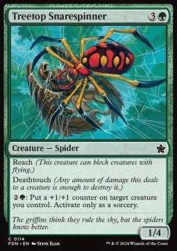 Treetop Snarespinner⁣ - Magic: The Gathering Foundations⁣ (Common)⁣ [114] - El Duelista