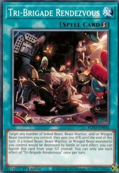 Tri - Brigade Rendezvous - Blazing Vortex (Common) [BLVO - 056] - El Duelista