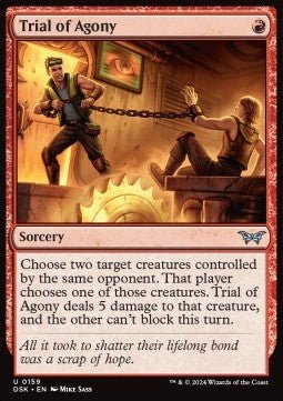 Trial of Agony⁣ - Duskmourn: House of Horror⁣ (Uncommon)⁣ [159] - El Duelista