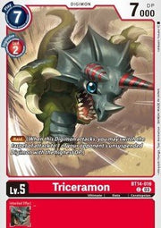 Triceramon (BT14 - 016)⁣ - Blast Ace⁣ (Common)⁣ [016] - El Duelista