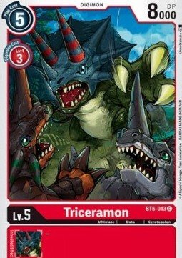 Triceramon (BT5 - 013)⁣ - Battle Of Omni⁣ (Common)⁣ [BT5 - 013] - El Duelista