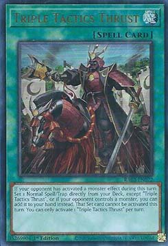 Triple Tactics Thrust (V.2 - Ultra Rare) - Quarter Century Bonanza (Ultra Rare) [RA03 - 072] - El Duelista