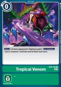 Tropical Venom (BT6 - 102)⁣ - Double Diamond⁣ (Common)⁣ [BT6 - 102] - El Duelista
