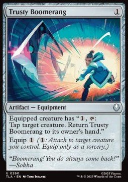 Trusty Boomerang - Magic: The Gathering | Avatar: The Last Airbender (Uncommon) [TLA - 260] - El Duelista