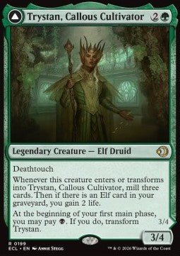 Trystan, Callous Cultivator // Trystan, Penitent Culler - Lorwyn Eclipsed (Rare) [ECL - 199] - El Duelista