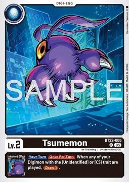 Tsumemon (BT22 - 005)⁣ - Cyber Eden⁣ (Common)⁣ [005] - El Duelista