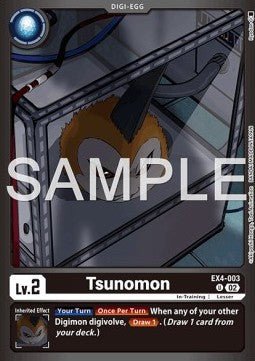 Tsunomon (EX4 - 003) - Premium Bandai Products (Alternative Art) [PB - XX - EX4 - 003] - El Duelista