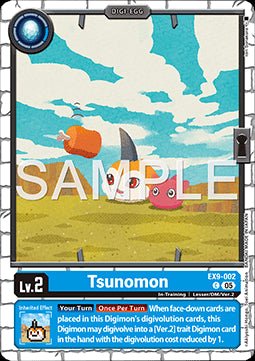 Tsunomon (EX9 - 002) (V.1)⁣ - Versus Monsters⁣ (Common)⁣ [002] - El Duelista