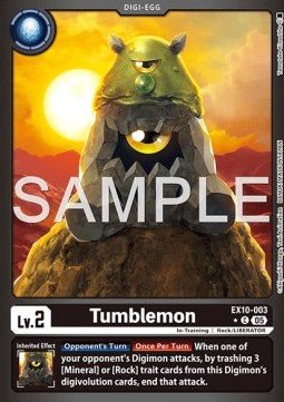 Tumblemon (EX10 - 003) (V.2) - Sinister Order (Alternative Art) [003] - El Duelista