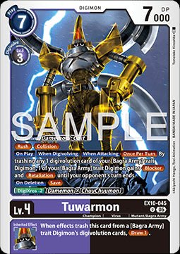 Tuwarmon (EX10 - 045) (V.1) - Sinister Order (Uncommon) [045] - El Duelista