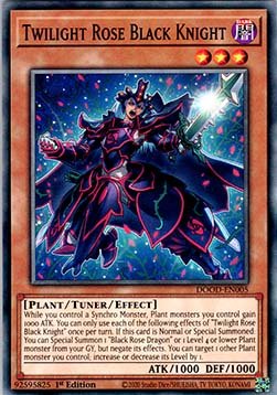 Twilight Rose Black Knight - Doom of Dimensions (Common) [DOOD - 005] - El Duelista