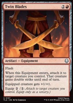 Twin Blades - Magic: The Gathering | Avatar: The Last Airbender (Uncommon) [TLA - 157] - El Duelista