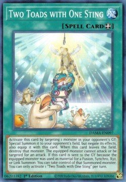 Two Toads with One Sting - Dawn of Majesty (Common) [DAMA - 097] - El Duelista