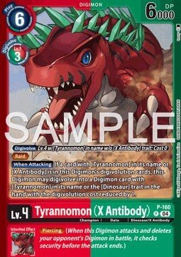 Tyrannomon (X Antibody) (P - 160) - Premium Bandai Products (Alternative Art) [PB - XX - P - 160] - El Duelista