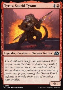 Tyrox, Saurid Tyrant⁣ - Aetherdrift⁣ (Uncommon)⁣ [149] - El Duelista