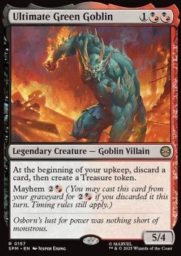 Ultimate Green Goblin - Magic: The Gathering | Marvel's Spider - Man (Rare) [SPM - 157] - El Duelista