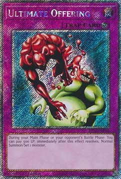 Ultimate Offering (V.1 - Platinum Secret Rare)⁣ - Quarter Century Bonanza⁣ (Platinum Secret Rare)⁣ [088] - El Duelista