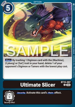 Ultimate Slicer (BT15 - 097)⁣ - Exceed Apocalypse⁣ (Common)⁣ [097] - El Duelista