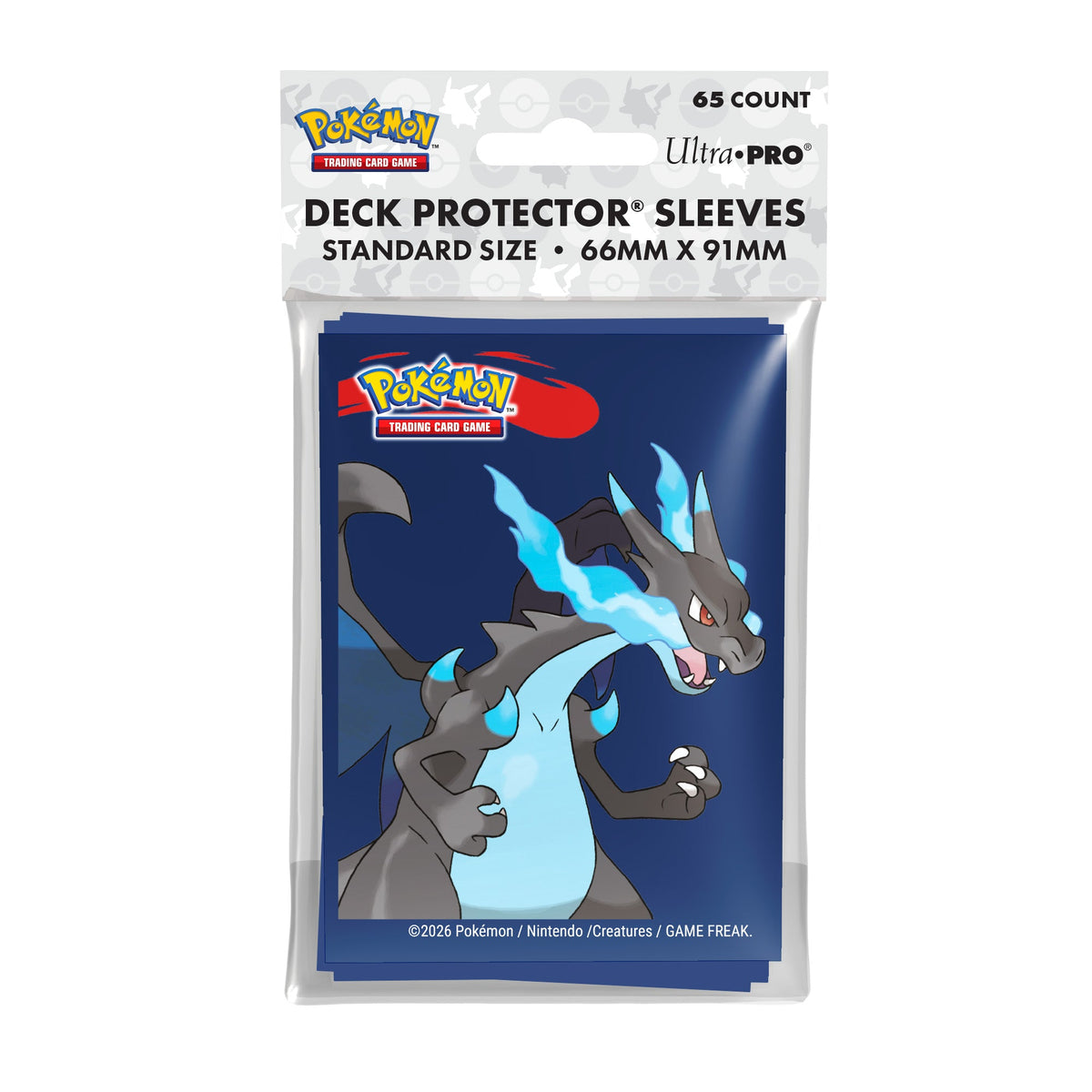 Paquete de 65 fundas Ultra PRO Mega Charizard X Deck Protector