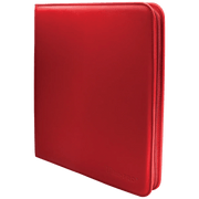 Ultra Pro Vivid Zippered 12 - Pocket PRO - Binder (Red) - El Duelista