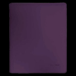 Ultra Pro Vivid Zippered 9 - Pocket PRO - Binder (Midnight Plum) - El Duelista