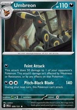 Umbreon - Prismatic Evolutions (Rare) [PRE - 059] - El Duelista