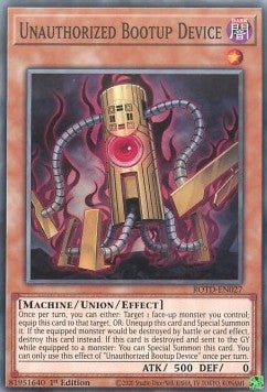 Unauthorized Bootup Device - Rise of the Duelist (Common) [ROTD - 027] - El Duelista