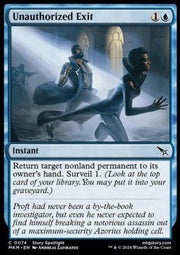 Unauthorized Exit⁣ - Murders at Karlov Manor⁣ (Common)⁣ [74] - El Duelista