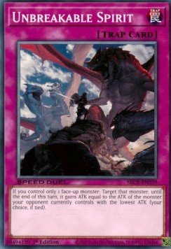 Unbreakable Spirit - Speed Duel: Battle City Box (Common) [SBCB - 039] - El Duelista