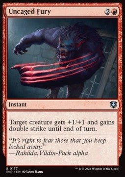 Uncaged Fury⁣ - Innistrad Remastered⁣ (Uncommon)⁣ [177] - El Duelista