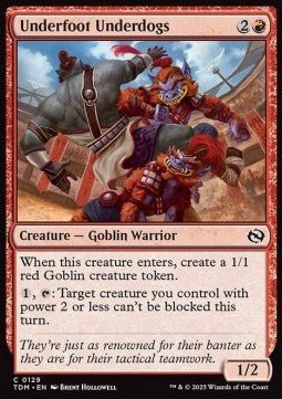 Underfoot Underdogs⁣ - Tarkir: Dragonstorm⁣ (Common)⁣ [129] - El Duelista