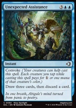 Unexpected Assistance - Lorwyn Eclipsed (Common) [ECL - 80] - El Duelista