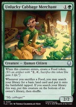 Unlucky Cabbage Merchant - Magic: The Gathering | Avatar: The Last Airbender (Uncommon) [TLA - 201] - El Duelista