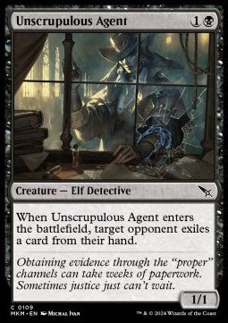 Unscrupulous Agent⁣ - Murders at Karlov Manor⁣ (Common)⁣ [109] - El Duelista