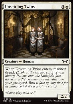Unsettling Twins⁣ - Duskmourn: House of Horror⁣ (Common)⁣ [38] - El Duelista