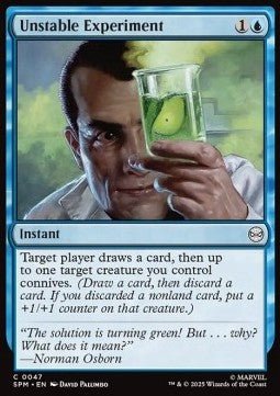 Unstable Experiment - Magic: The Gathering | Marvel's Spider - Man (Common) [SPM - 47] - El Duelista