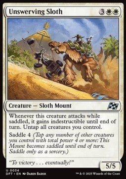 Unswerving Sloth⁣ - Aetherdrift⁣ (Uncommon)⁣ [34] - El Duelista