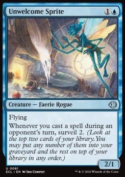 Unwelcome Sprite - Lorwyn Eclipsed (Uncommon) [ECL - 81] - El Duelista